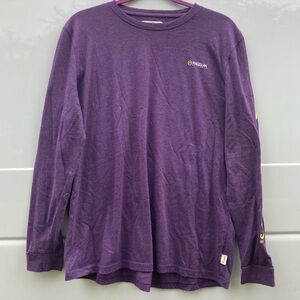 Magellan Outdoors Purple Long Sleeve Shirt with Gold Logo